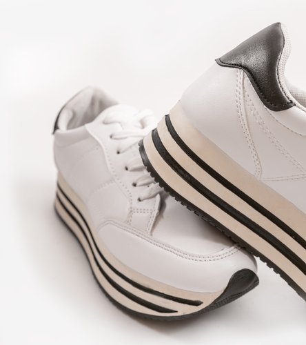 Bílá módní dámská sportovní obuv 230-3