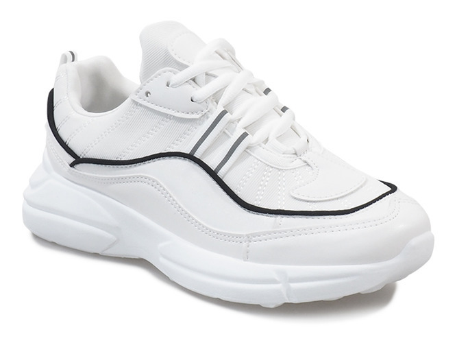 Bílá módní sportovní obuv LI-4002