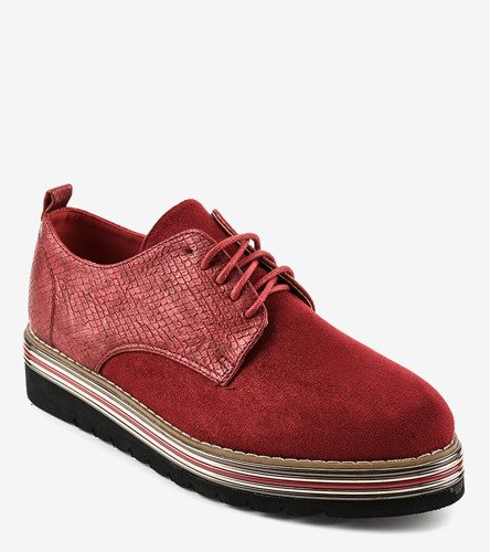 Červené jazzové boty JN-31